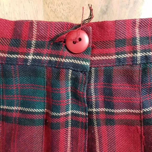 🌏 Braemar Petites • Jeremy Scott • Vintage Pleated Plaid Kilt • Sz 10 - Picture 4 of 9